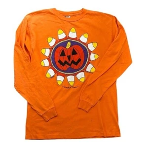 Camiseta vintage de Halloween talla grande manga larga MIS-TEE-V-US puntada única años 90 - Imagen 1 de 13