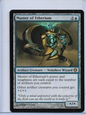 MTG magic 1x Master of Etherium (M/NM) Shards of Alara