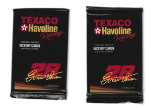 1992 Maxx Texaco Star Team - Lot of 2 NASCAR Racing Trading Card Packs - Picture 1 of 2