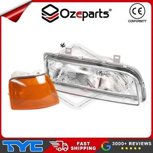 Set of RH Right Head Lamp With Corner Light Amber For Ford Falcon EA EB 88~93 - Picture 1 of 4