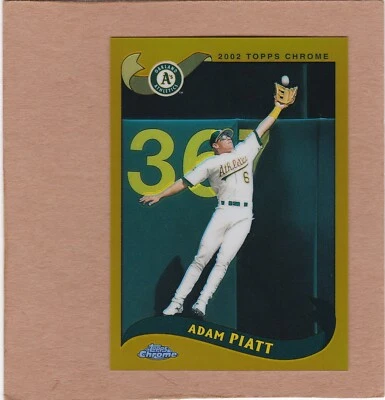 2002 Topps Chrome Gold Refractor Adam Piatt #554 NM+.....SEE SCAN - Image 1 of 2