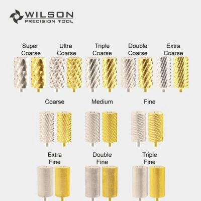 Brocas de barril Wilson-grandes 3/32" (plata/oro)  Foto 1 de 4