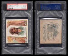 1888 N36 Allen & Ginter American Indian Chiefs " AGATE ARROW POINT "PSA 2 /7118