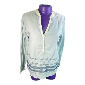 Burton Durable Goods light blue cotton women’s embroidered Waterbury shirt S - Picture 1 of 12
