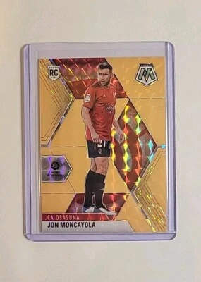 Jon Moncayola 2020-21 Panini Mosaic La Liga - #16 (RC) Orange Fluorescent 13/25 - Image 1 of 2