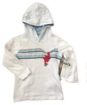 Kids Headquarters Baby Boy Graphic-Print Hoodie Size 4T Color White  - Image 1 of 4