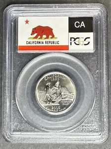 2005-P Satin California Quarter PCGS SP-68, Buy 3 Items, Get $5 Off!!! - Picture 1 of 2