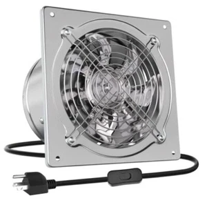10 Inch Metal Exhaust Fan with Switch, Powerful Garage 10 inch with Switch - Picture 1 of 7