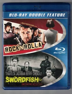 ROCKNROLLA / SWORDFISH (Blu-Ray Double Feature) Idris Elba, John Travolta - Picture 1 of 5