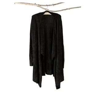Barefoot dreams Bamboo Chic Lite Calypso Wrap long cardigan in Midnight Sz S/M - Picture 1 of 8