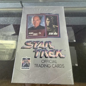 Vintage Star Trek Trading Cards Factory Sealed 1991 Impel Wax Box (36 Packs) - Picture 1 of 8