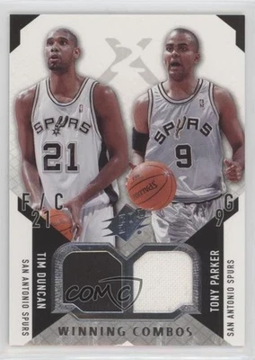 Combos ganadores SPx 2004-05 Tim Duncan Tony Parker #WC-DP HOF Foto 1 de 2