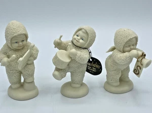 Department 56 Snowbabies Music from the Highest Juego de 3 piezas 1999 Vacaciones Invierno - Imagen 1 de 7