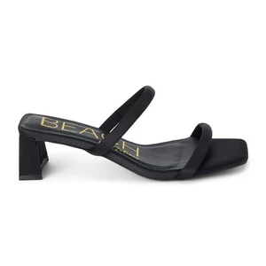BEACH by Matisse Jerry Block Heels Womens Black Casual Sandals JERRY-002 - Picture 1 of 5