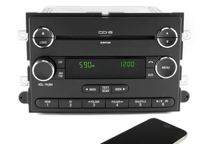 2008 Ford Mercury OEM AM FM 6 CD Player Radio w Bluetooth Upgrade 8E5T-18C815-BG - Foto 1 di 6