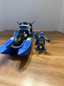 Imaginext DC Super Friends Batman Hovercraft Boot Fahrzeug Figur - Bild 1 von 9