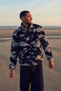 Chaqueta polar borg estampada Hennie animal para hombre - Imagen 1 de 84