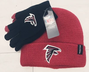 Atlanta Falcons Beanie und Handschuhe Set NFL Team Bekleidung - Bild 1 von 4