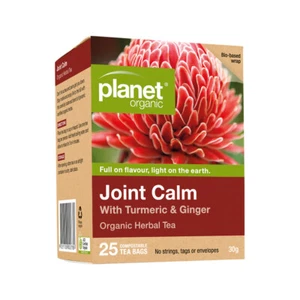 ^ Planet Organic Organic Joint Calm with Turmeric & Ginger Herbal Tea x 25 Tea - Picture 1 of 1