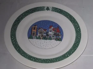 Arcopal Winter Village Victorian Houses Salatteller (s) ARP19 - Bild 1 von 1