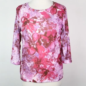 Nuevo con etiquetas Camisa Prenda para el torso con tachuelas de sublimación floral pequeña con ciervo blanco - Imagen 1 de 5