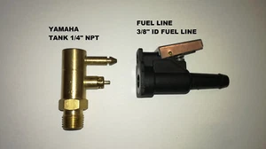 YAMAHA OUTBOARD ENGINE FUEL CONNECTORS.TANK AND LINE CONNECTOR - Picture 1 of 4