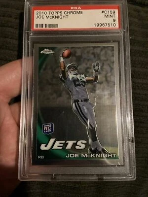 2010 Topps Chrome #c159 Joe Mcknight Rookie Card psa 9 Pop 1 Of 1 W None Higher! - Image 1 of 2