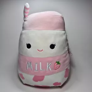 Squishmallows AMELIE 14" Strawberry Milk Stuffed Plush Toy w/Tags - Foto 1 di 9