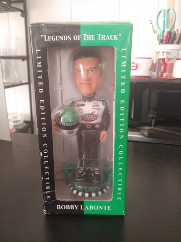 Bobby Labonte Nascar Legends of the Track Bobblehead NIB Forever Collectibles 18 Cover