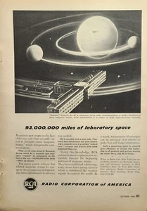 RCA Laboratories Sunspot Research Magnetic Storm Solar Vintage Print Ad 1948 - Picture 1 of 2