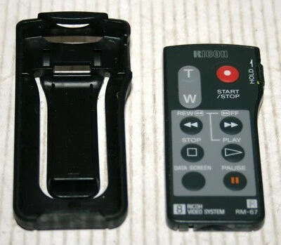 Ricoh RM-67 Video 8 System Wireless Remote Control / Controller - Black - Image 1 of 4