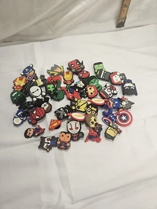 Marvel/DC Croc charms lot (40 + Pcs) Marvel And Dc - Picture 1 of 6