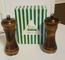 Vintage Woodpecker Woodware Colonial Mill Set 129. New In Box Walnut Japan Made.