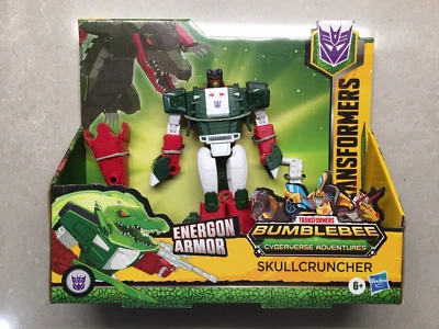 Transformers Cyberverse Energon Armor SKULLCRUNCHER Action Figure Dinobots Unite - Image 1 of 4