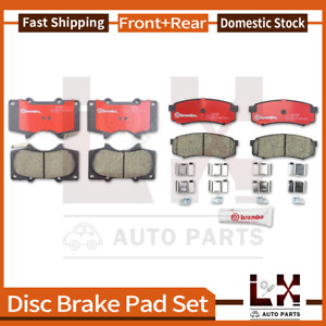 Front and Rear Brembo Ceramic Brake Pads Set Kit For Toyota 4Runner Lexus GX460 