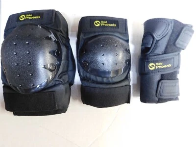 Equipo de protección deportivo Gold Phoenix, protección de rodilla, codo y muñeca Foto 1 de 2