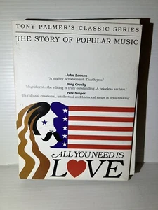 All You Need Is Love DVD, 1977 Tony Palmer Comes w/Original Booklet LIKE NEW - Picture 1 of 6