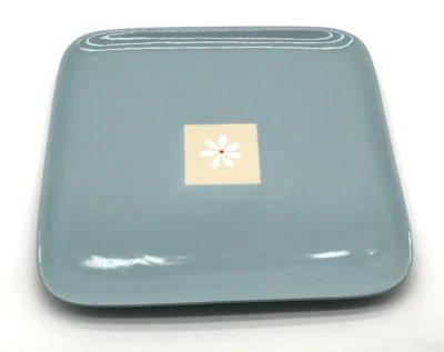 Pfaltzgraff Dazee Sky Light Blue Platter 14"x14" New From Old Stock - Image 1 of 4