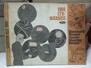1986 LTD, Marquis Electrical Vacuum Troubleshooting Manual - Bild 1 von 3