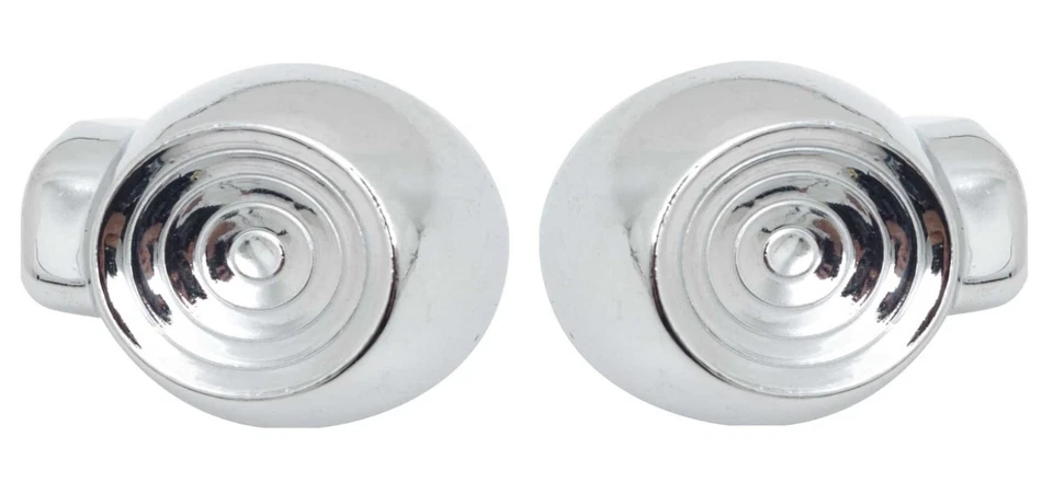 Juego de perillas ajustadoras de asiento cromadas para Chevy Bel Air Del Ray 150 210 Nomad 1955-1957 Foto 1 de 4