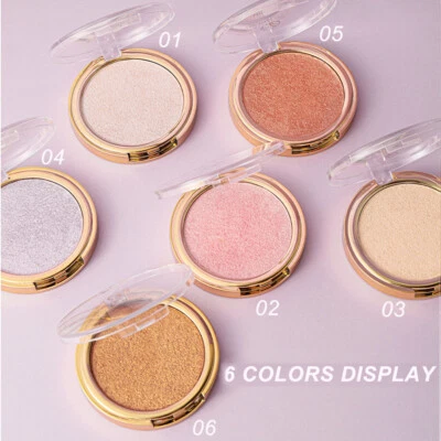 Glitzer-Highlighter-Palette Gesichtspuder Zum Aufhellen Des Bronzer-Kontur-  ∧ - Bild 1 von 4