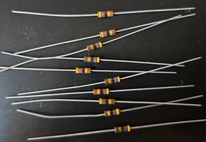 10 Stück 47 Ohm 1/4 W 5 % Metallfolie Präzisions-Axialwiderstände ~ NEU ~ - Bild 1 von 1