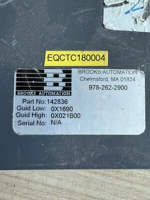 BROOKS AUTOMATION 978-262-2900,142836 - Image 1 of 4