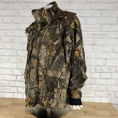 Cabela's Jacket Whitetail Clothing Men's 2XL Camo Hooded RealTree Hardwood - Image 1 of 4