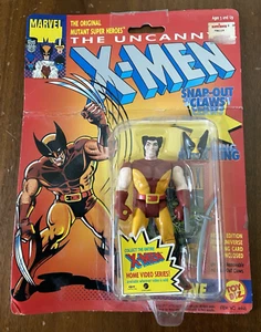 Figura de acción Uncanny X-MEN Wolverine Snap Out Claws 1991 tarjeta rara #4946 - Imagen 1 de 7