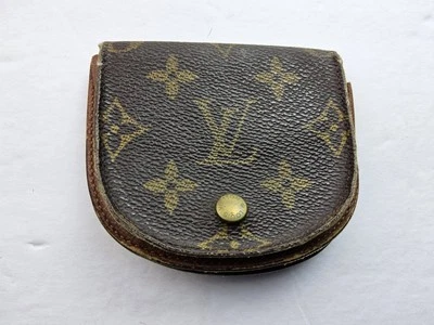 Louis Vuitton Porte Monnaie Gousset Estuche para Monedas Monograma Cartera Foto 1 de 4