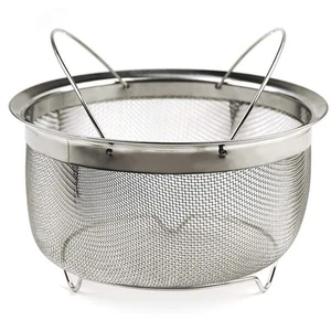 NEW RSVP Endurance Mesh Basket with Folding Handles - Picture 1 of 8