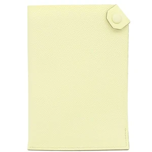 Hermes HERMES Passport Case Tarmac PM Vaud Epson Jaune Milton Silver Fitting Yel - Bild 1 von 9