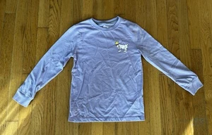 GOAT USA Purple Long Sleeve T-Shirt Tee Top Crew Neck Pullover Sz Youth Medium - Bild 1 von 10