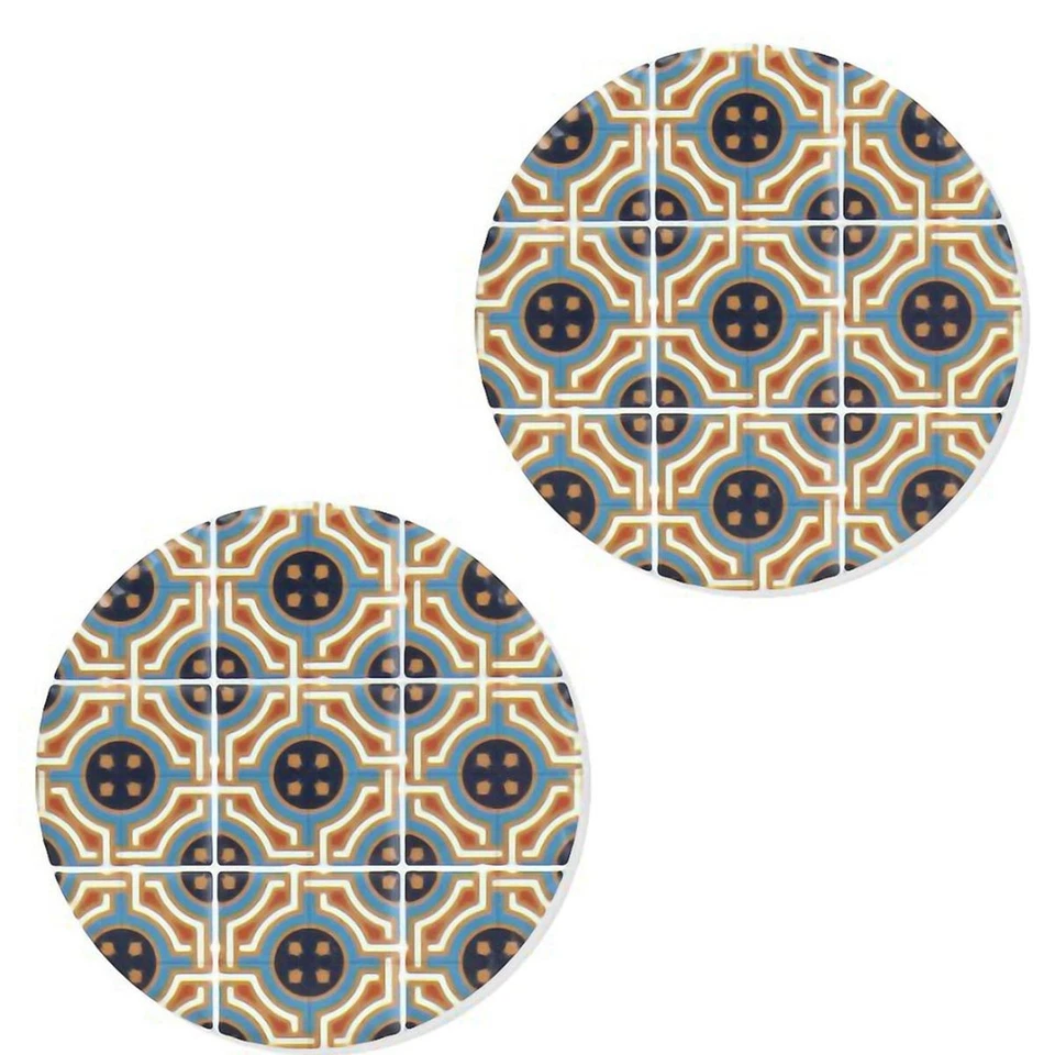 Set de 2 sous-verres Carreaux de ciment - Photo 1/1